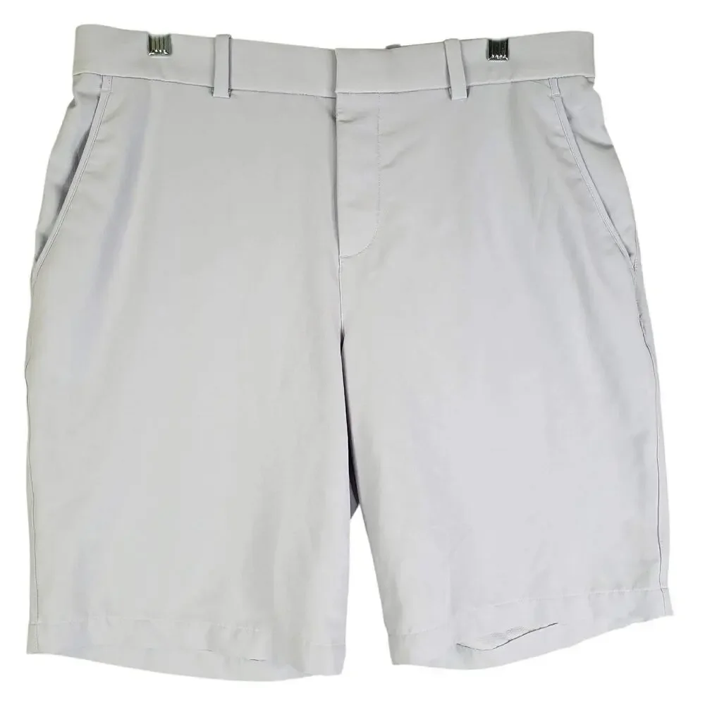 Nike Golf Shorts Tech Men’s 34 Dri-Fit Light Purple Flat Front Chino Performance